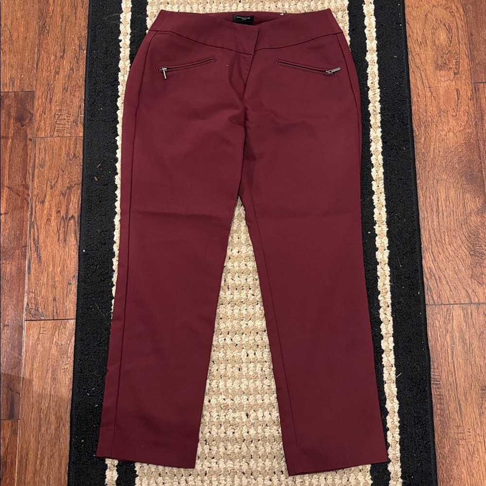 Ann Taylor Deep Red Trousers